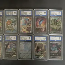 Pokemon Graded Bundle Of 10 CHR/AR - Image 3