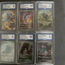 Pokemon Graded Bundle Of 10 CHR/AR - Image 4