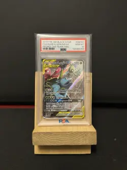 2019 POKEMON SM BLACK STAR PROMO #SM167 FULL ART/CELEBI & VENUSAUR GX PSA 10 - Image 3