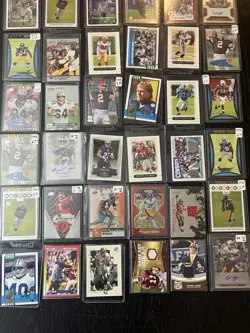 54 Random NFL Football Card Lot 54 Total Cards Rookies, Patch Card, Auto - Image 1