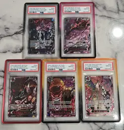 One Piece OP13 God Demon Pack Red Parallel Five Elders Eng Sequential PSA 10 - Image 1