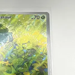 2023 Pokemon SV 151 MEW EN Bulbasaur #166/165 Full Art Illustration Rare - Image 3