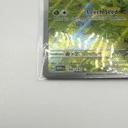 2023 Pokemon SV 151 MEW EN Bulbasaur #166/165 Full Art Illustration Rare - Image 5