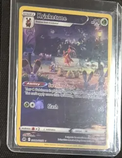 Pokemon TCG Kricketune Crown Zenith: Galarian Gallery Holo Rare Card GG02/GG70 - Image 1