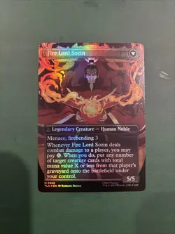 The Rise of Sozin (Borderless) TLA-0356 Foil M NM Avatar: The Last Airbender MTG - Image 2