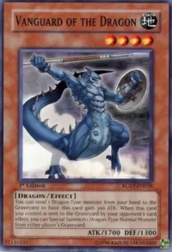 Vanguard of the Dragon - RGBT-EN038 - Common - Unlimited Edition - Damaged - Image 1