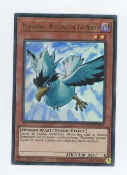 Yugioh Blackwing - Blizzard The Far North BLCR-EN059 Ultra Rare 1st Mint x3 - Image 1