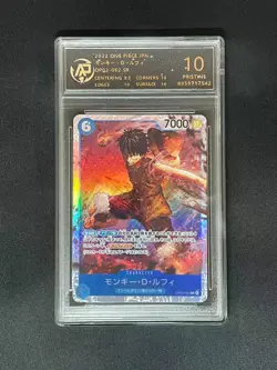 2022 ONE PIECE cards JAP Monkey D. Luffy OP02-062 SR RPA 10（SAME AS PSA 10) - Image 1