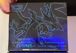 Phantasmal Flames Pokemon Center ETB Elite Trainer Box Factory Sealed New - Image 1