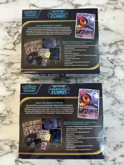 Pokemon Center Elite Trainer Box ETB Phantasmal Flames Factory Sealed NEW X2 - Image 2