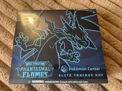 Phantasmal Flames Pokemon Center Elite Trainer Box ETB New Factory Sealed TCG - Image 1