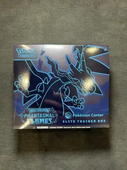 Phantasmal Flames Pokemon Center ETB (Elite Trainer Box) BNIB New Factory Sealed - Image 1