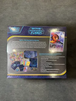 Phantasmal Flames Pokemon Center ETB (Elite Trainer Box) BNIB New Factory Sealed - Image 2