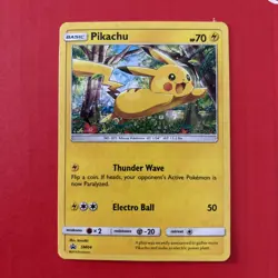 Pokemon TCG Black Star Promo Pikachu SM04 Holo Card General Mills - Image 2