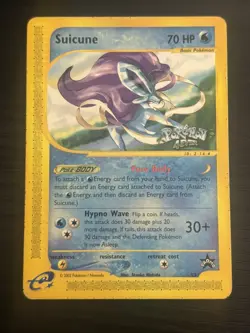2002 Pokemon TCG Black Star Promo #53 Suicune Pokemon 4Ever Movie Promo LP/MP - Image 1