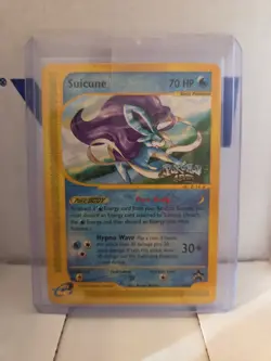 2002 Pokemon TCG Black Star Promo #53 Suicune Pokemon 4Ever Movie Promo LP/MP - Image 1