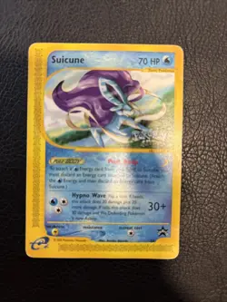 Suicune 53 Black Star Promo Pokemon WOTC Regular Card Pokemon 4Ever Stamp - Image 1