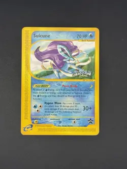 Pokemon TCG Suicune 53 Stamped Black Star Promo Card 2002 MP - Image 1
