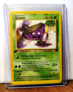 POKEMON GRIMER 57/82 1ST EDITION TEAM ROCKET LP-NM - Image 5