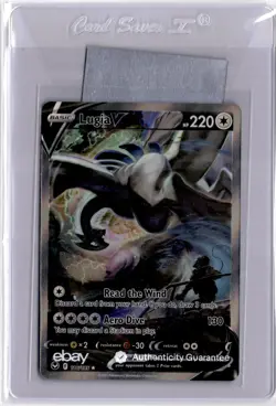Lugia V Alt Art 186/195 Swsh12 Silver Tempest Holo Pokemon Card FA - Image 1