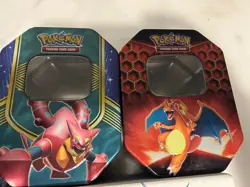 Pokemon Trading Card Game Empty x 9 Tins & 2 Boxes collection - Image 3