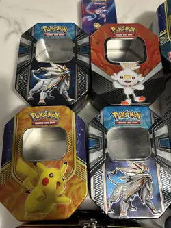 Pokemon Trading Card Game Empty x 9 Tins & 2 Boxes collection - Image 4