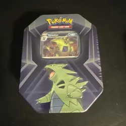 NEW Pokemon TCG Slaking Tyranitar & Darkrai Collectors Tins Lot Of 3 SEALED - Image 3