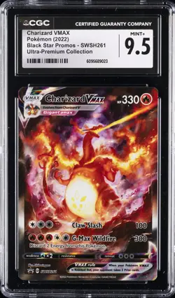 2022 POKEMON BLACK STAR PROMOS ULTRA-PREM COLL CHARIZARD VMAX CGC 9.5 - Image 1