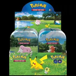 Pokemon Go Mini Tin Display Factory Sealed 10 Total Mini Tins, 2 of Each Type - Image 1