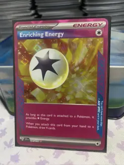 Enriching Energy 191/191 Sv08: Surging Sparks Pokemon TCG ACE SPEC Holo NM - Image 1