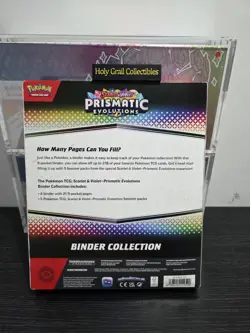 POKEMON TCG SCARLET & VIOLET PRISMATIC EVOLUTIONS BINDER COLLECTION SEALED - Image 4