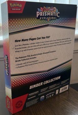 Pokemon TCG: Scarlet & Violet Prismatic Evolutions Binder Collection - New - Image 4