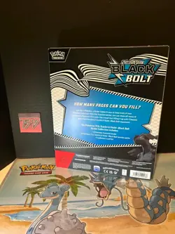 Pokemon TCG Black Bolt Binder Collection Factory Sealed - Image 2