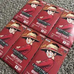 Sleeved Booster Packs x6- One Piece TCG OP13 Carrying On His Will - English - Image 2