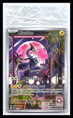 💥 Pokemon TCG Miraidon SVP Black Star Promos SVP # 013 Holo Promo Sealed - Image 1