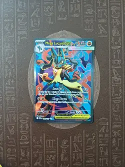 Mega Lucario Ex 160/132 Ultra Rare Holo NM Full Art Mega Evolutions Pokemon TCG - Image 3