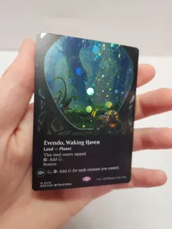 Evendo, Waking Haven (Borderless) (Galaxy Foil) Edge of Eternities Foil - Image 3