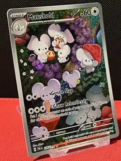Pokemon TCG Maushold 226/193 Paldea Evolved Full Art Holo Illustration Rare - Image 1