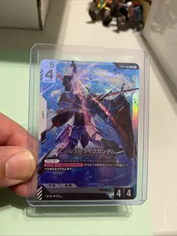 Aile Strike Gundam Beta Trial version Gundam Card Game ST04001 LEGENDARY - Image 1