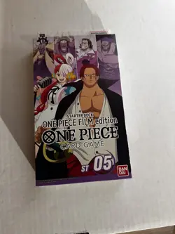 One Piece Card Game ST-05 Starter Deck ENGLISH Factory Sealed New Film Shanks 811039038953 - Image 1