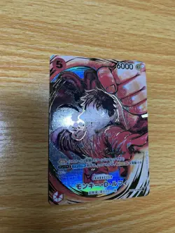 One Piece TCG Japanese Luffy ST01-012 OP-05 Eiichiro Oda Signature Card - Image 2