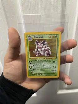 Pokemon TCG Nidoking Base Set Holo Unlimited Rare Card 11/102 - Image 1