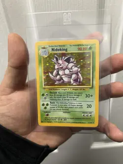 Pokemon TCG Nidoking Base Set Holo Unlimited Rare Card 11/102 - Image 2