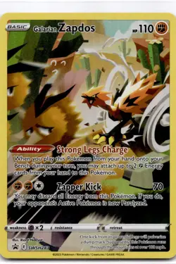 Galarian Zapdos SWSH283 SWSH: Sword & Shield Promo Cards Holo - Image 1