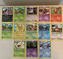 Pokemon Card Lot Basic Rivals Lot of 13 Pikachu - Image 1