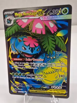 Mega Venusaur ex Ultra Rare Holo Pokemon Card ( ME01: Mega Evolution 155/132 NM) - Image 1