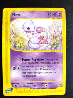 Mew 55/165 Rare Expedition Base Set Pokemon E Card LP Non Holo 2002 WotC - Image 1