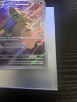 Pokemon TCG Paldea Evolved Tyranitar Card 222/193 Illustration Rare Holo - Image 5