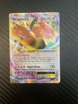 Pokemon TCG Dragonite EX Evolutions Ultra Rare Holo Card 72/108 NM Condition - Image 1