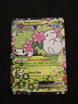Pokemon TCG Shaymin EX XY148 XY Generations Black Star Promo Holo Card - Image 1